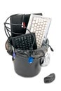 Full trash of used hardware Royalty Free Stock Photo
