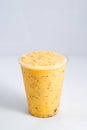 Iced natural passion fruit smoothie