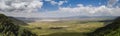 Full view of the Ngorongoro crater Royalty Free Stock Photo