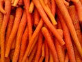 Full of vitamins eat fresh healthy sweet carrot