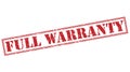 Full warranty red stamp