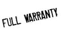 Full Warranty rubber stamp