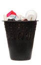 Full wastebasket Royalty Free Stock Photo