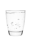 Full water glasses isolated on white background. with clipping path Royalty Free Stock Photo