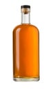 Full whiskey bottle Royalty Free Stock Photo