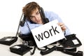 Full of work Royalty Free Stock Photo