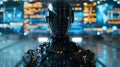 fullbody android identifying phishing attempts, cyber protection, advanced robotics