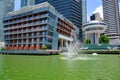 Fullerton Bay Hotel Singapore seen from the water side, Singapore