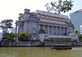 The Fullerton Hotel Singapore Royalty Free Stock Photo