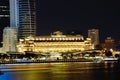 The Fullerton Hotel Singapore Royalty Free Stock Photo