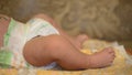 FullHD video of newborn baby's feet