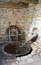 Fulling tub of Agios Germanos traditional mill