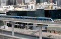 Fully automated metro train in Dubai
