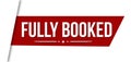 Fully booked banner design Royalty Free Stock Photo