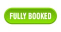 fully booked button. rounded sign on white background Royalty Free Stock Photo