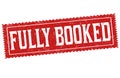 Fully booked sign or stamp Royalty Free Stock Photo