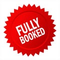 Fully booked star icon Royalty Free Stock Photo
