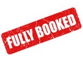 Fully booked vector stamp Royalty Free Stock Photo