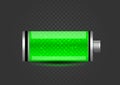 Fully charged battery icon