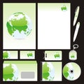 Fully editable vector business templates set ready Royalty Free Stock Photo