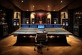 A fully-equipped recording studio filled with a wide range of sound mixing equipment for producing professional-quality music, Royalty Free Stock Photo