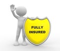 Fully insured Royalty Free Stock Photo