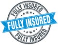 fully insured stamp Royalty Free Stock Photo