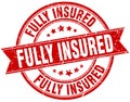 Fully insured stamp Royalty Free Stock Photo