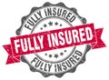 fully insured seal. stamp Royalty Free Stock Photo