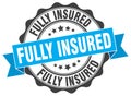 fully insured seal. stamp