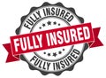 fully insured seal. stamp Royalty Free Stock Photo