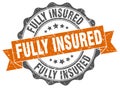 fully insured seal. stamp Royalty Free Stock Photo