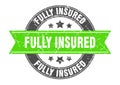 fully insured stamp Royalty Free Stock Photo