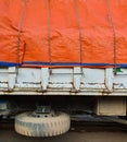 Fully Loaded truck ready to ship delivery in south Asia. Loaded delivery truck