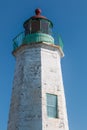 Fully operational Old Point Comfort Lighthouse in Hampton, VA Royalty Free Stock Photo