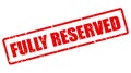 We are fully reserved stamp