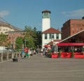 Fulton Ferry Landing Brooklyn New York USA Royalty Free Stock Photo