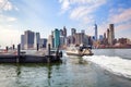 At Fulton Ferry in New York City