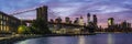 Fulton Ferry Park Twilight Panorama