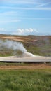 Fumarole at Hveravellir geothermal area in Iceland Royalty Free Stock Photo