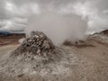 Fumarole at Namaskard Myvatn Iceland Royalty Free Stock Photo