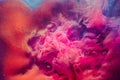 Fume art background fantasy night sky magenta red