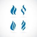 Fume vector icon Royalty Free Stock Photo