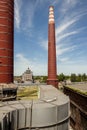Fumes channel - coal power station, Poland Royalty Free Stock Photo