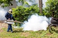 Fumigate mosquito at home for protection mosquito Royalty Free Stock Photo