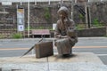 Fumiko Hayashi Statue At Onomichi Japan Royalty Free Stock Photo