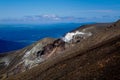 Fuming Geothermal vents on Volcanic landscape