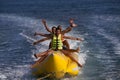 FUN BANANA BOAT Royalty Free Stock Photo