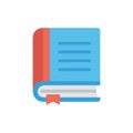 Simple Book Icon for Learning Materials Royalty Free Stock Photo