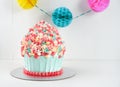 Fun cake giant cupcake por celebration birthday party